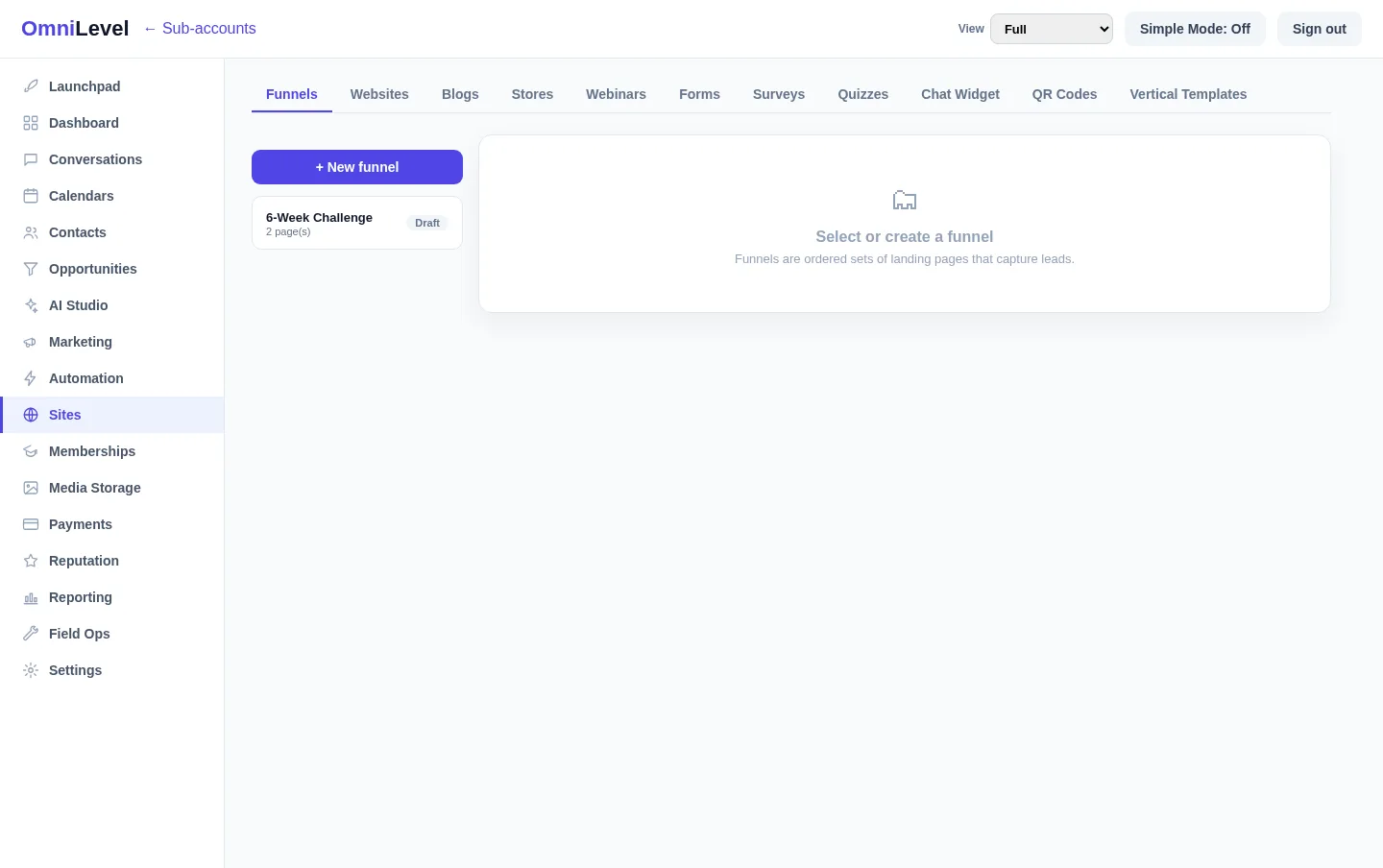 OmniLevel sites suite